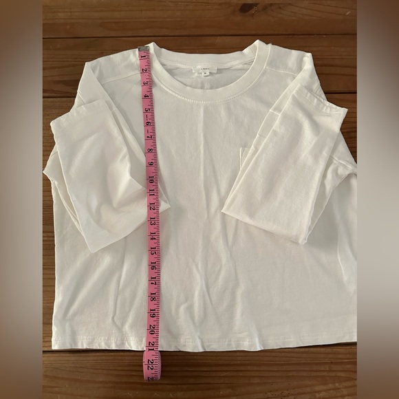 A Loves A White Cotton Casual Top. - Picture 5 of 5